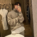 Half zip knit sweater