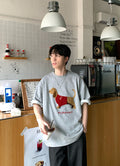 Dog print T-shirt