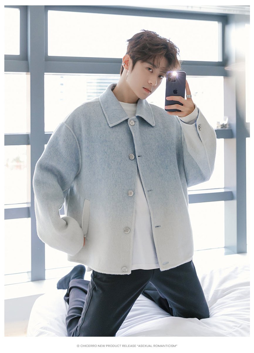 ウール70% Gradient wool jacket