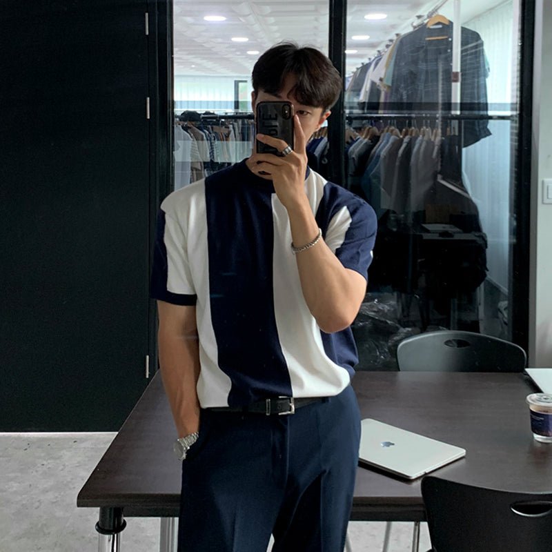 Bicolor short sleeve Tshirt
