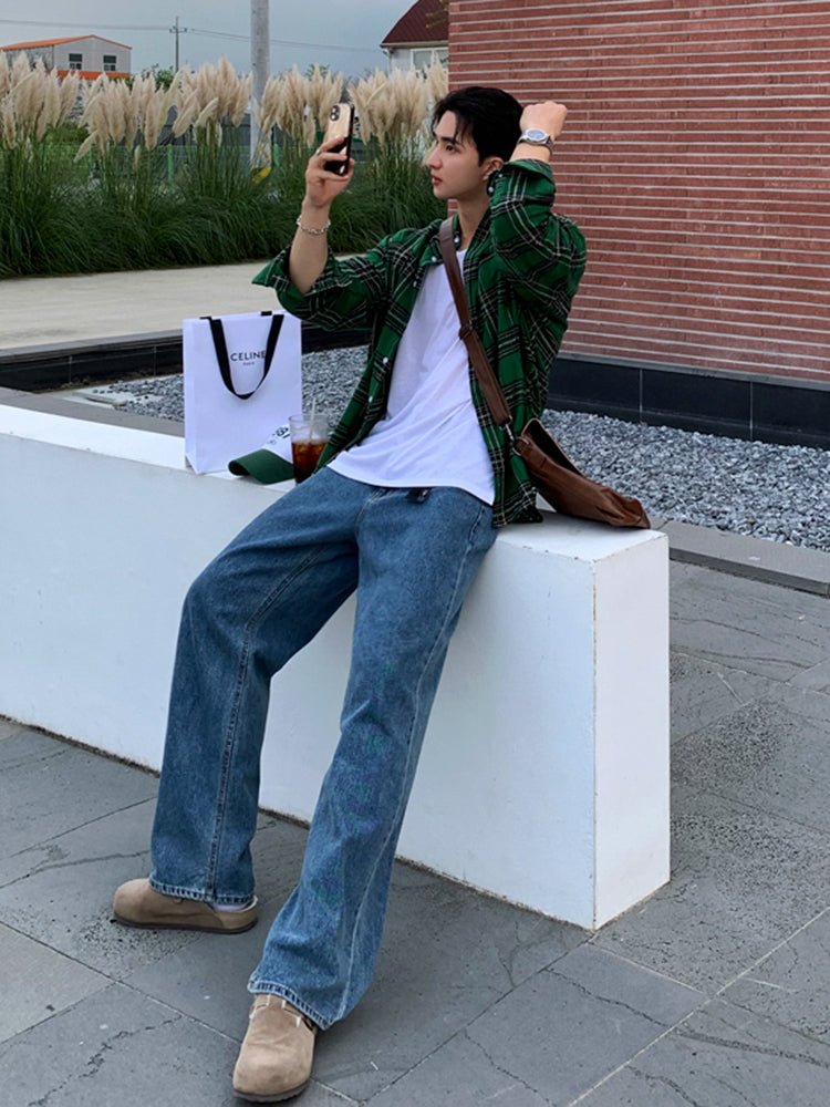 Check pattern shirt