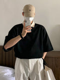 Contrast color polo shirt