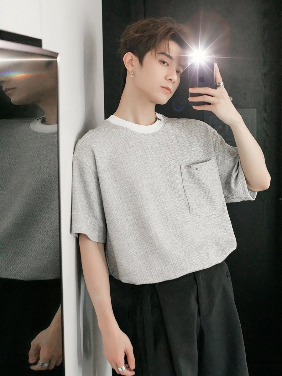 Crew neck short sleeve T-shirt