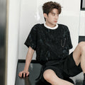 Design contrast T-shirt