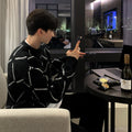 Design knit sweater