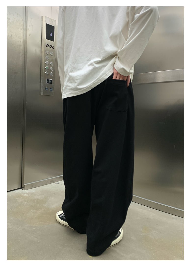 Elastic waist chinos