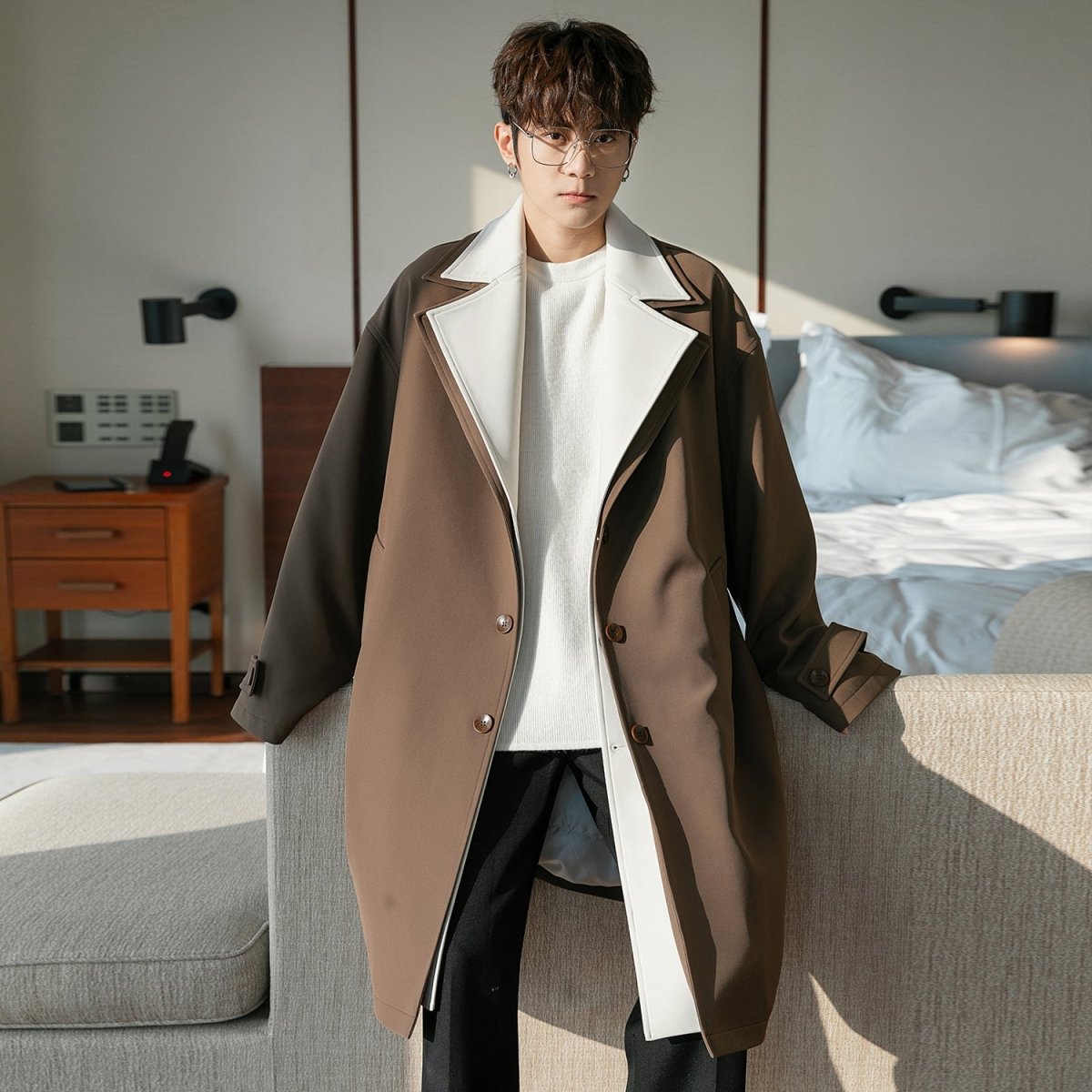 Fake Two Piece Down Jacket