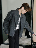 Faux leather jacket