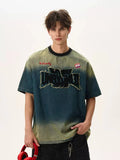 Heavy embroidery T-shirt