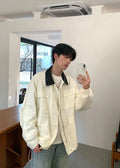Lapel zipper jacket