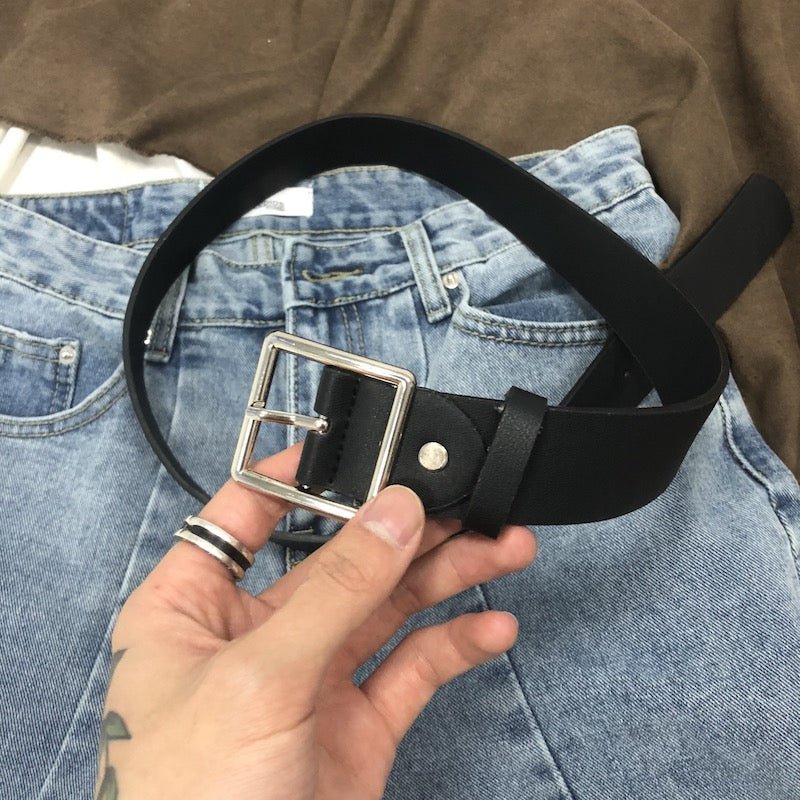 Leather belt
