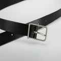 Leather casual pinbuckle belt