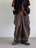 Looswide leg cargo pants