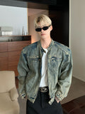 Metal denim jacket