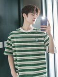 One point border T-shirt