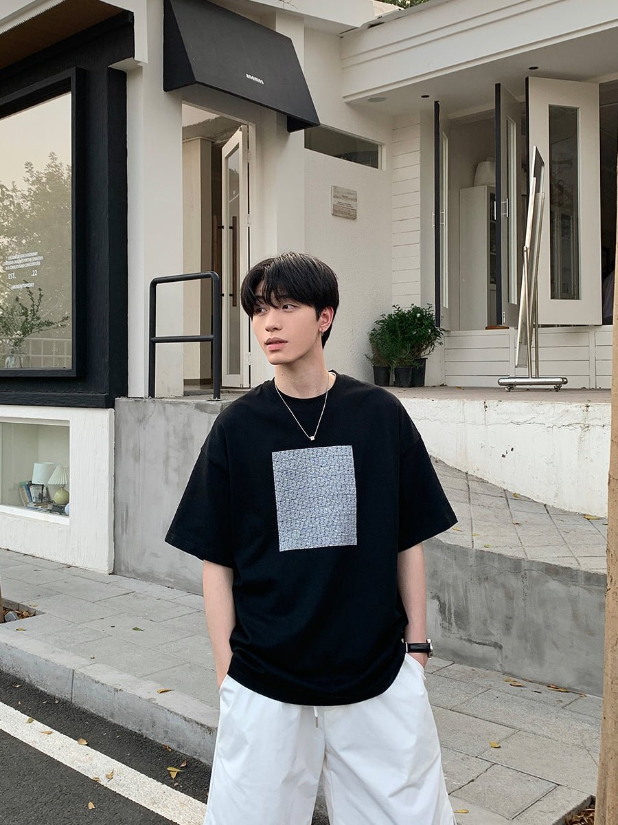 Printed short sleeve T-shirt