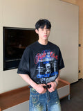 Printed short sleeve T-shirt