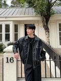 PU leather jacket