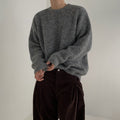 Pullover long sleeve knit sweater