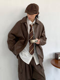 Retro PU jacket
