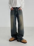 Retro Wide Denim Pants
