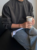 Round neck sweatshirt