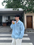 クリンクルテクスチャー メタルアクセントシャツ / SHIRT