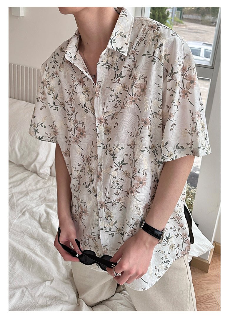 Short sleeve floral shirt