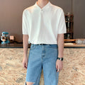 Short -sleeved polo shirt