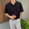 Short -sleeved polo T -shirt