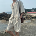 Short -sleeved shirt set up