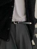 Silver Metal Buckle Belt