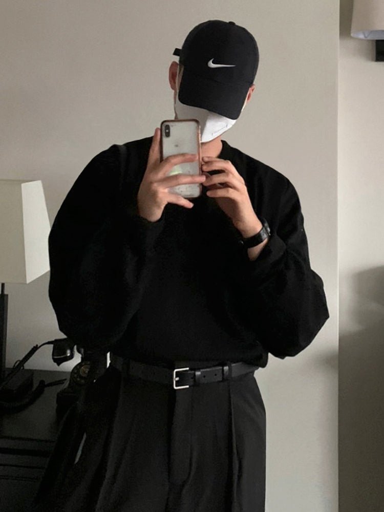 Solid Long Sleeve T -shirt