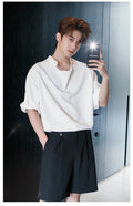 Stand collar design shirt