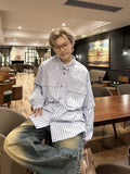 Stripe Design Long Sleeve Shirt