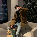Thick duffle coat
