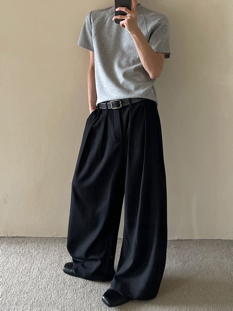 タックワイドスラックス メンズ パンツ｜Tuck Wide SLACKS