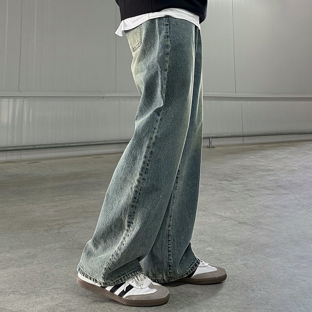 Vintage Wide Denim Pants