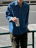 Washed denim jacket