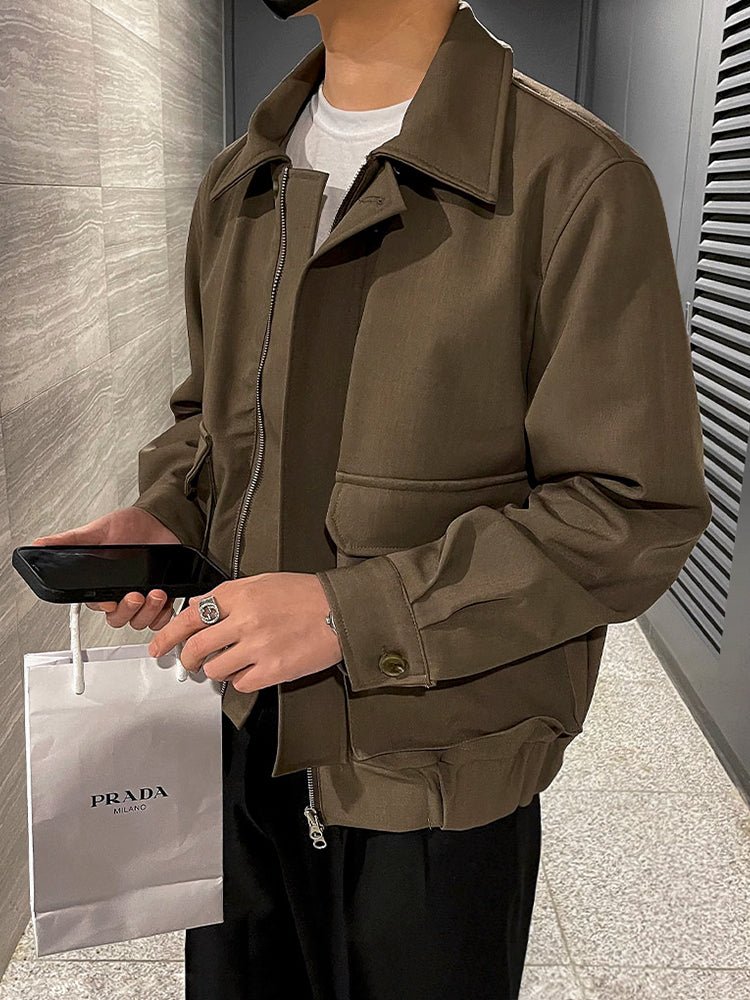 Zipper Cargo Jacket