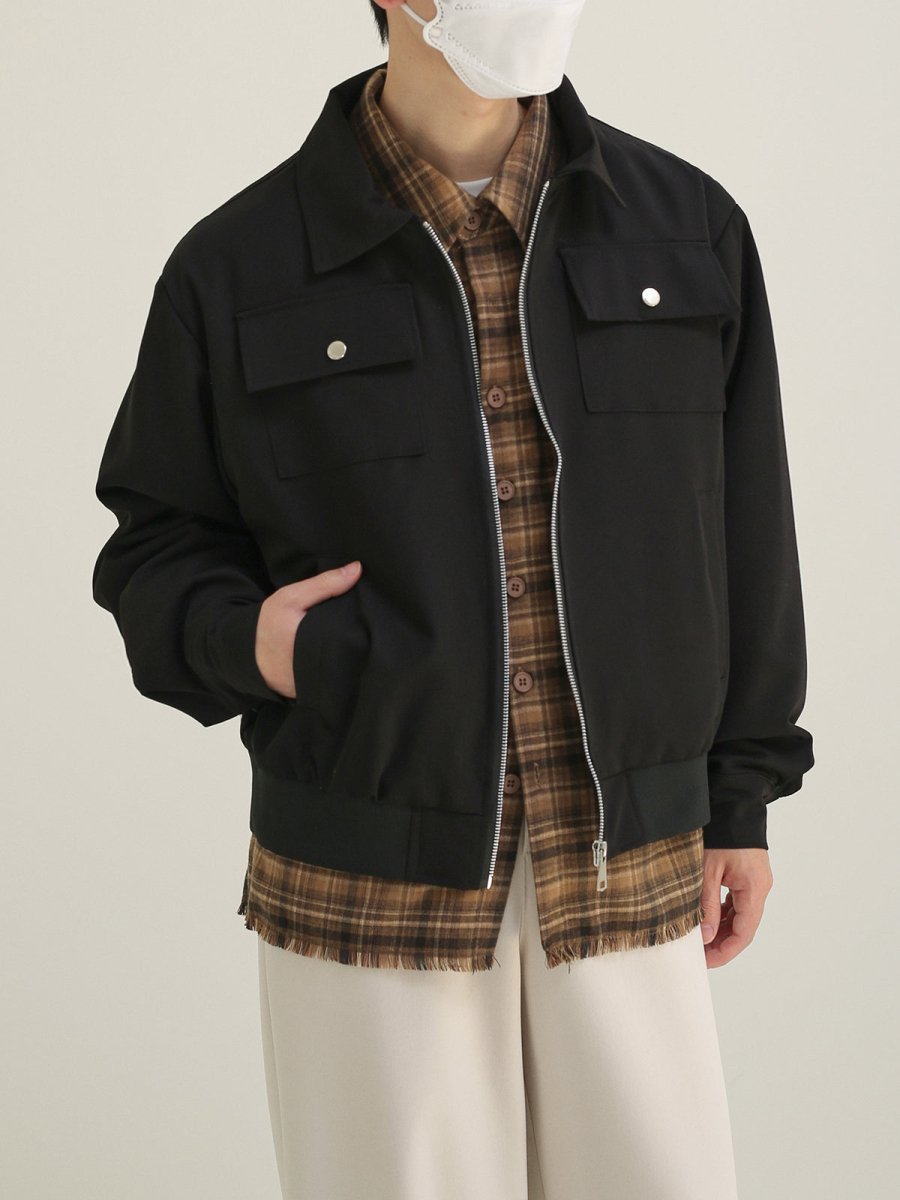 Zipper coach jacket