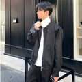 zipper lapel jacket