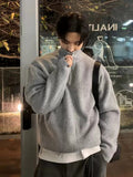 Zipper pullover sweater